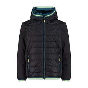 CMP - Kid Jacket Fix Hood, Boy, Antracite, 140 - Kurtki i płaszcze dla chłopców - miniaturka - grafika 1
