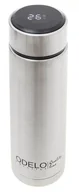 Kubki termiczne - Kubek termiczny ze wskaźnikiem temperatury LED 450 ml Ignazio srebrny ODELO 2854 - miniaturka - grafika 1