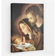 Ikony i obrazy sakralne - Święta Rodzina - obraz polycanvas, 20x30 - miniaturka - grafika 1