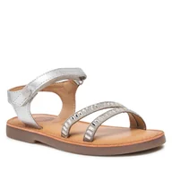 Sandały damskie - Gioseppo Sandały Saude 65808 Silver - miniaturka - grafika 1