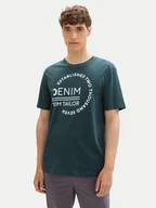 Koszulki męskie - Tom Tailor Denim T-Shirt 1043491 Zielony Regular Fit - miniaturka - grafika 1