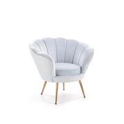 Fotele - Fotel Wypoczynkowy Amorino Jasny Niebieski Halmar - miniaturka - grafika 1