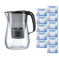 Dzbanki filtrujące - Aquaphor Onyx 4.2L Czarny dzbanek filtrujący wkładami na rok - miniaturka - grafika 1