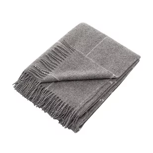 Dekoria Pled Zelandia 140x200cm check grey 140 x 200 cm 760-214 - Narzuty - miniaturka - grafika 1