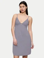 Piżamy damskie - Triumph Koszula nocna Aura Spotlight 10225033 Szary Regular Fit - miniaturka - grafika 1