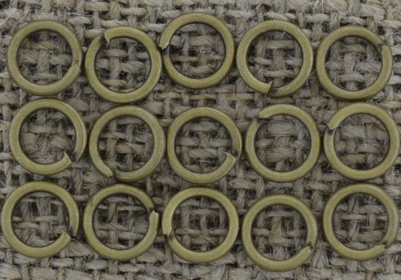 [101017] Ogniwka otwarte 6mm kolor brąz 30szt