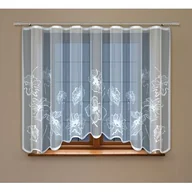 Firany - Firanka żakardowa odpasowana z wszytą taśmą marszczącą 160 x 300 cm - miniaturka - grafika 1