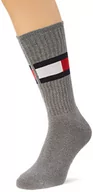 Skarpetki męskie - Skarpety męskie Tommy Hilfiger, Szary (Middle Grey Mix 758), 35 EU - miniaturka - grafika 1