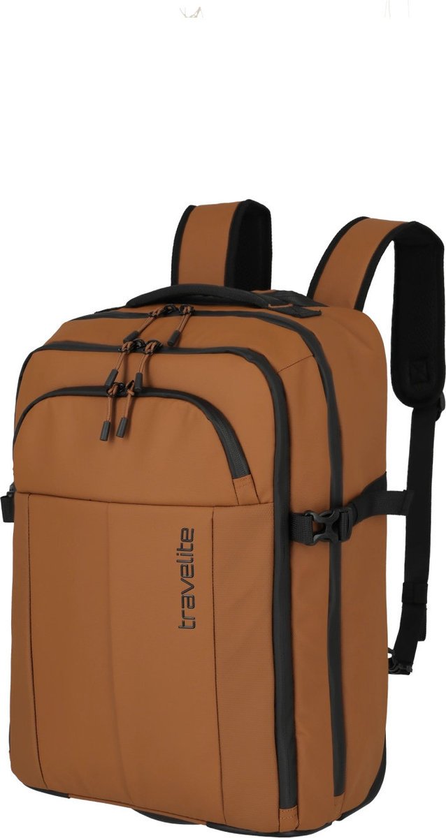 Plecak miejski na kółkach Travelite Briize 27L Curry