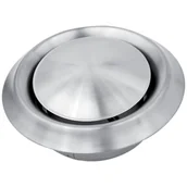 Kratki wentylacyjne - Anemostat stalowy fi125 Dgp rozprowadzenie kominek - miniaturka - grafika 1