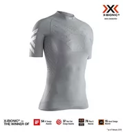 Koszulki i topy damskie - X-Bionic Damska koszulka z krótkim rękawem Twyce 4.0 Run Szary Dolomit szary/arktyczny biały M - miniaturka - grafika 1