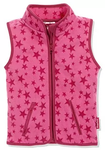 Playshoes Unisex dziecięca kamizelka polarowa gwiazdy kamizelka uniseks, różowy, 3-4 Lat - Kurtki i płaszcze dla chłopców - miniaturka - grafika 1