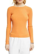 Swetry damskie - ESPRIT Damski sweter 013EE1I324, 830/złoty pomarańczowy, XS, 830 / złoty pomarańczowy, XS - miniaturka - grafika 1