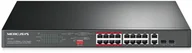 Switche - Mercurysys MERCUSYS switch MS120GP 16xGbE,14xPoE+,2xGbE/SFPcombo,192W - miniaturka - grafika 1