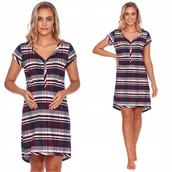 Piżamy ciążowe - Koszula do karmienia Doctor Nap 4213 SANGRIA S - miniaturka - grafika 1