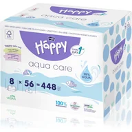 Chusteczki nawilżane - BELLA Baby Happy Aqua care nawilżane chusteczki oczyszczające dla dzieci 8x56 szt. - miniaturka - grafika 1