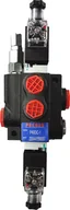 Akcesoria do hydrauliki siłowej - Rozdzielacz hydrauliczny Presko , 1-sekcyjny sterowany elektrycznie 12V - miniaturka - grafika 1