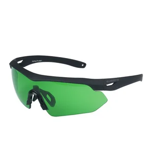 Swiss Eye - Okulary strzeleckie Nighthawk Pro - Laser Lens 694/830-860/1064 - Czarne - Zielony wizjer - 40471 - Ochrona oczu i twarzy - miniaturka - grafika 1