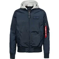 Odzież taktyczna i umundurowanie - Kurtka Alpha Industries MA-1 TT Hood 196108 07 - Rep. Blue  L - miniaturka - grafika 1