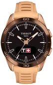 Zegarki męskie - Zegarek Tissot T153.420.47.051.05 T-Touch Connect Sport 43,75mm - miniaturka - grafika 1