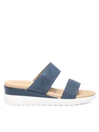 Klapki i japonki damskie - Clara Barson Klapki WYL05010-12 Granatowy - miniaturka - grafika 1