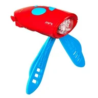 Dzwonki do roweru - Lampka rowerowa z klaksonem HORNIT Mini BLUE - RED 5353BURE  paczkomatem od 599zł - miniaturka - grafika 1
