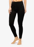 Kalesony - Legginsy termoaktywne damskie Smartwool Classic Merino Base Layer Bottom Boxed - black - miniaturka - grafika 1