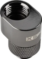 Chłodzenie wodne - XSPC XSPC G1/4 Rotary 7mm Offset Fitting - schwarzes Chrom - miniaturka - grafika 1
