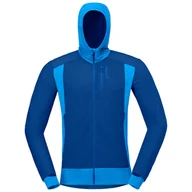 Bluzy sportowe męskie - Męska bluza Norrona falketind Alpha120 Zip Hood Rozmiar: L / Kolor: niebieski - miniaturka - grafika 1