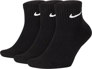 Nike Everyday Cushion Ankle 3Pak skarpety niskie 010 : Rozmiar - 34 - 38 - Skarpety termoaktywne - miniaturka - grafika 1