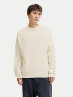 Swetry męskie - Jack&Jones Sweter Urban 12278942 Écru Relaxed Fit - miniaturka - grafika 1