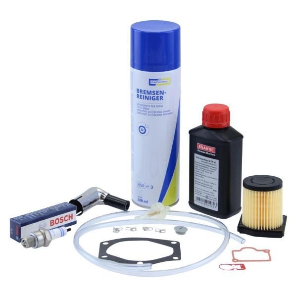 Zestaw inspekcyjny Hercules Prima 2 4 uszczelka filtra powietrza 22mm świeca zapłonowa Bosch W7AC uszczelki gaźnika Sachs 504/1 505/1