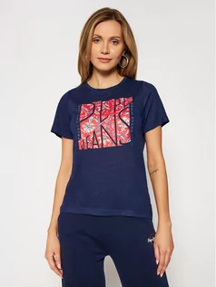 Koszulki i topy damskie - Pepe Jeans T-Shirt Brooklyn PL504824 Granatowy Regular Fit - grafika 1