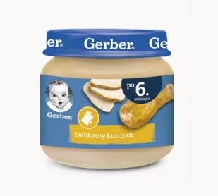 Gerber Delikatny kurczak po 6 m-cu - 80 g - Dania dla dzieci - miniaturka - grafika 1