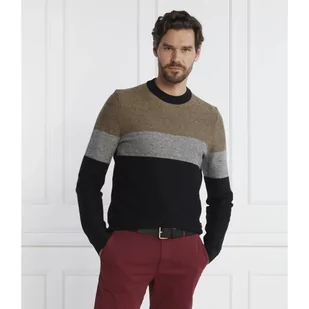 BOSS Wełniany sweter Marameo | Regular Fit - Swetry męskie - miniaturka - grafika 1