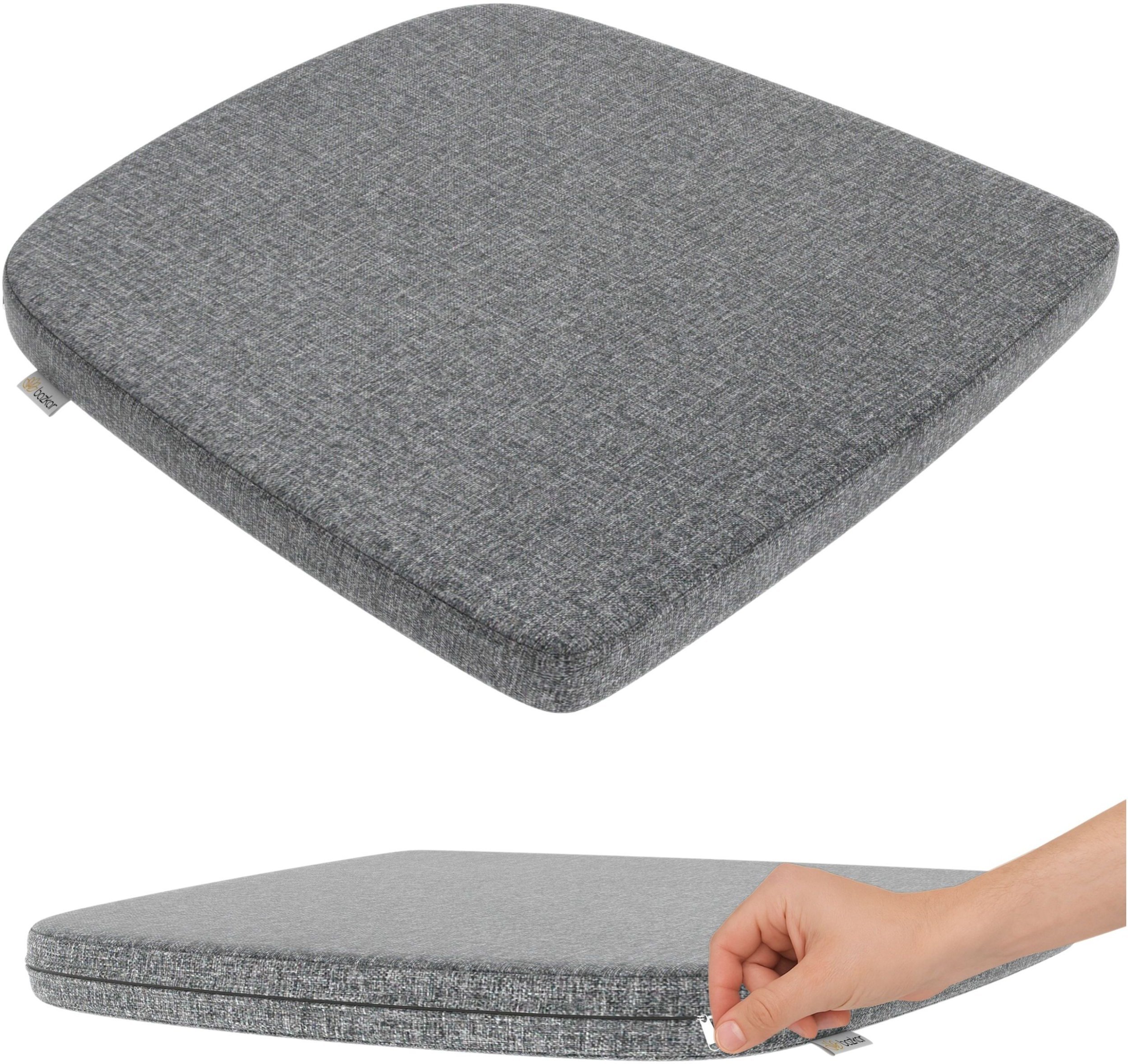 Bazkar Poszewka na poduszkę na fotel ogrodowy Moon Iowa 47x45x4cm Melange S-23