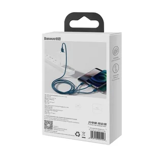 Baseus Superior 3w1 kabel USB - Lightning / USB Typ C / micro USB 3,5 A 1,5 m niebieski (CAMLTYS-03) - Kable USB - miniaturka - grafika 6