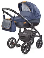 Wózki dziecięce - Camini IKS-2 Mucha Frontera Navy, 2w1 - miniaturka - grafika 1