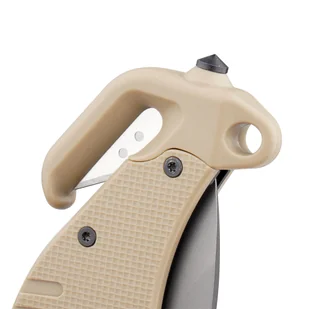 ESP - Nóż ratowniczy Rescue Knife - Ostrze gładkie - Khaki - RKK-01 - Noże - miniaturka - grafika 5