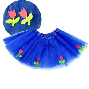 Spódniczka Tutu Wiosna Tulipany Kwiaty Granatowa Tulipan 30Cm Kostium - Stroje karnawałowe Spódniczka Tutu Wiosna Tulipany Kwiaty Granatowa Tulipan 30Cm Kostium - Stroje karnawałowe - miniaturka - grafika 1