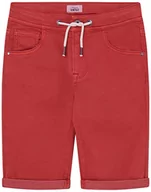 Spodenki damskie - Pepe Jeans Joe szorty chłopięce, Czerwony (Studio Red), 4 lat - miniaturka - grafika 1