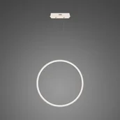 Lampy sufitowe - Lampa wisząca Ledowe okręgi No.1 X Φ60 cm biała in 4k ściemnialne Altavola Design - miniaturka - grafika 1