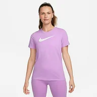 Koszulki i topy damskie - Nike Dri-fit Swoosh Koszulka damska - miniaturka - grafika 1