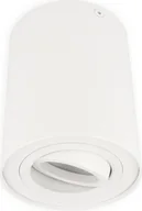 Lampy sufitowe - Lampa sufitowa liniowa LED ROLLO reflektor natynkowy oprawa natynkowa reflektor obrotowy 45° okrągły biały wykonany z aluminium z gniazdem GU10 żarówka 5W neutralny biały - miniaturka - grafika 1