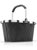 Torby i wózki na zakupy - Koszyk / torba na zakupy Reisenthel Carrybag - rhombus black - miniaturka - grafika 1