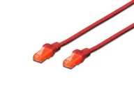 Patchcordy - Digitus Patchcord UTP, CAT.6, czerwony, 3m DK-1612-030/R - miniaturka - grafika 1
