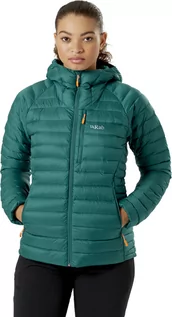 Kurtki damskie - RAB Microlight Alpine Jacket Women, niebieski S 2021 Kurtki zimowe i kurtki parki QDB-13-AT-10 - grafika 1