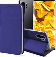 Etui i futerały do telefonów - ETUI Z KLAPKĄ DO HUAWEI P30 PRO GRANATOWE MAGNETYCZNE ZAMYKANE KABURA CASE - miniaturka - grafika 1