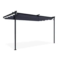 Kratki i pergole - Pergola tarasowa przyścienna SPRINT WALL 4x2,7 Anthracite/Grey - HARDMAISTER - miniaturka - grafika 1