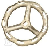 Zawory i kraniki - Kółko do zasuwy DN80, kwadrat 17,średnica 200mm, aluminiowe - miniaturka - grafika 1